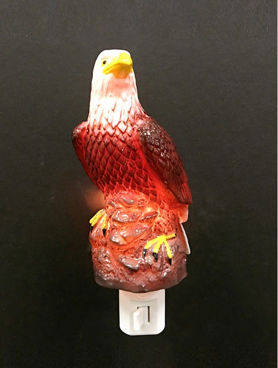 Porcelain Eagle Night Light with Gift Box